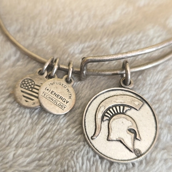 #108 Alex & Ani Michigan State University MSU Spartans Bracelet GRADUATION - Picture 2 of 3